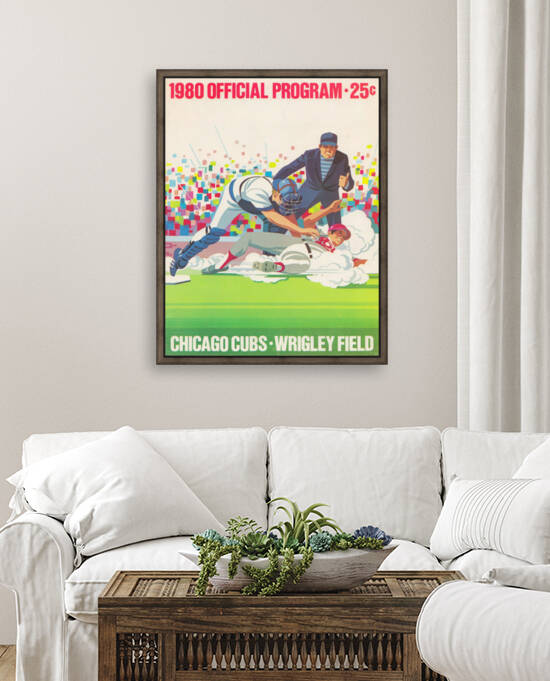 1980 Chicago Cubs Program Art by Row One Brand