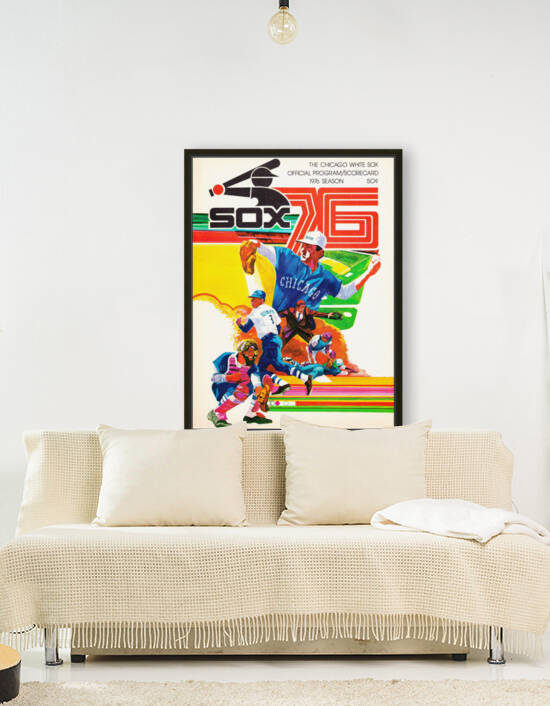 1976 Chicago White Sox Scorecard & Program Art by Row One Brand