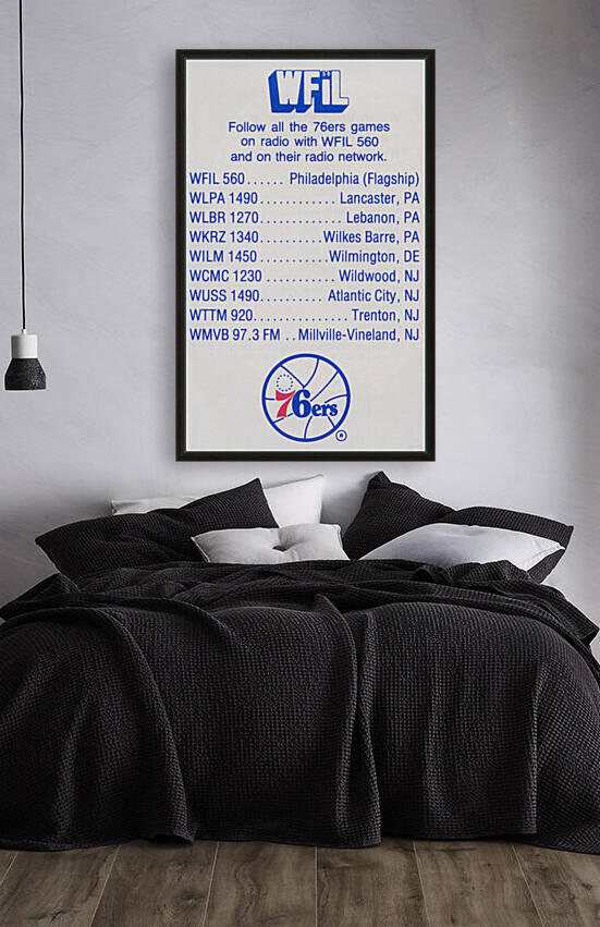 1983 WFIL Radio Ad for Philadelphia 76ers  by Row One Brand