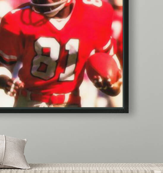 Billy _White Shoes_ Johnson Retro NFL Watercolor Art Atlanta Falcons by Row One Brand