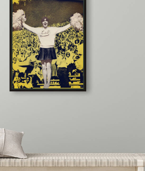 1965 California Cheerleader Poster by Row One Brand