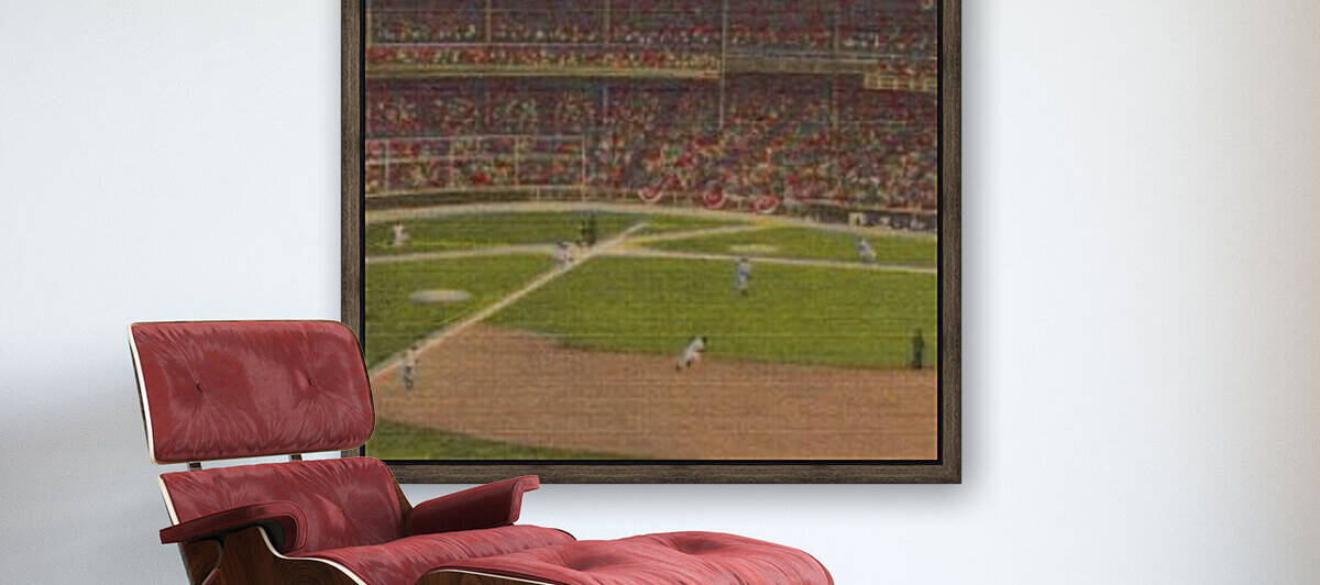 Vintage Yankee Stadium Art by Row One Brand