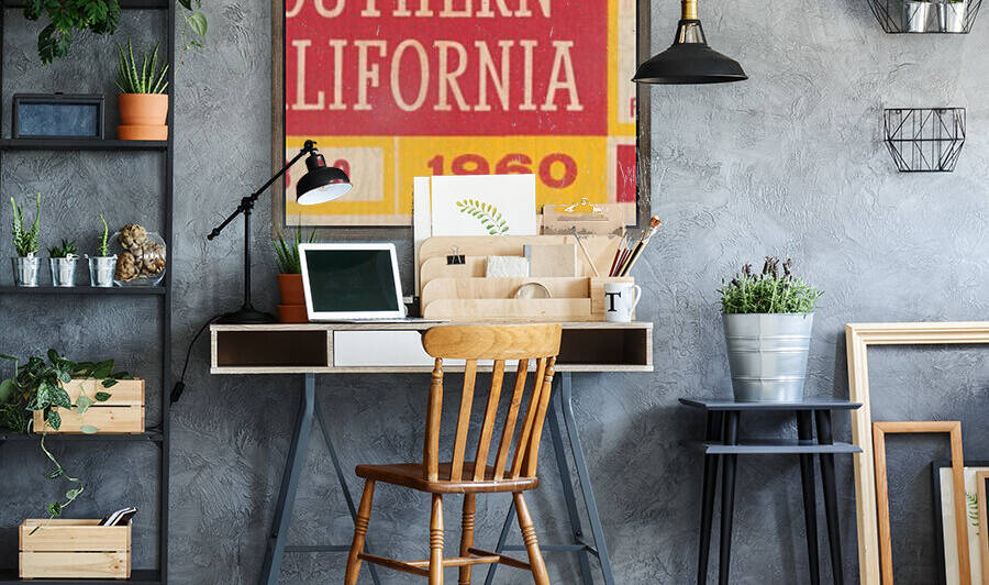 1960 USC Trojans Season Ticket University of Southern California Art by Row One Brand