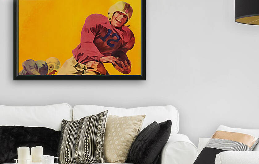 Vintage Football Artwork_Vintage Football Posters by Row One Brand