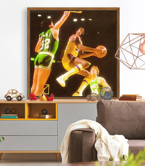 Los Angeles Lakers Magic Johnson Print by Row One Brand