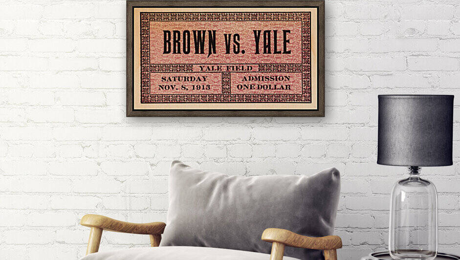 1913 Brown vs. Yale by Row One Brand
