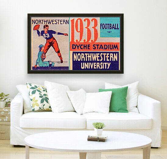 1933 Northwestern Football by Row One Brand