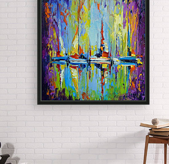 Boats at the pier by Olha Darchuk 