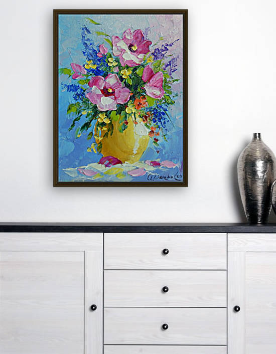 Bouquet of summer flowers by Olha Darchuk 