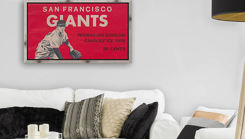 San Francisco Giants Candlestick Park Poster_Vintage Sports Poster Collection_Baseball Wall Decor by Row One Brand