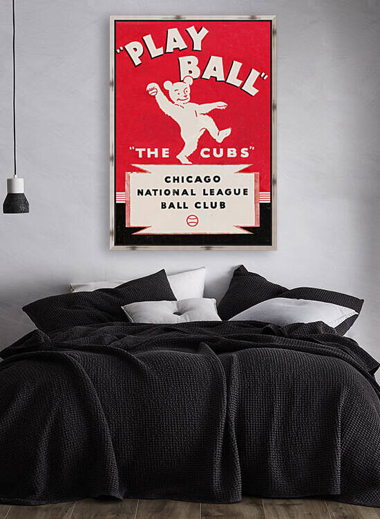 1934 Chicago Cubs Play Ball Print by Row One Brand