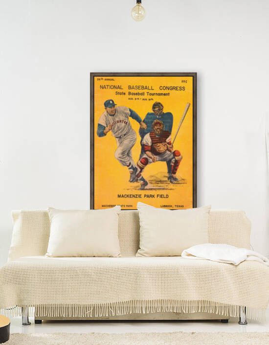 1957 National Baseball Congress State Baseball Tournament Mackenzie Park Field by Row One Brand