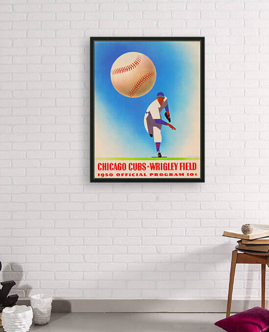 1950 Chicago Cubs Program Art by Row One Brand
