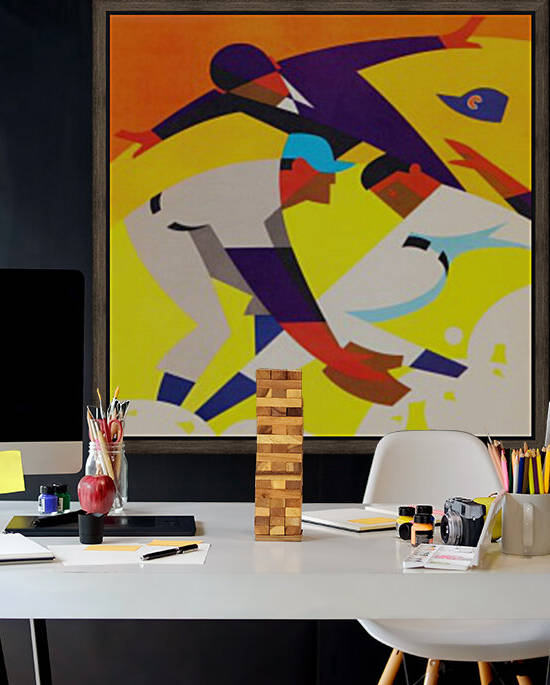 1967 Chicago Cubs Program Art by Row One Brand