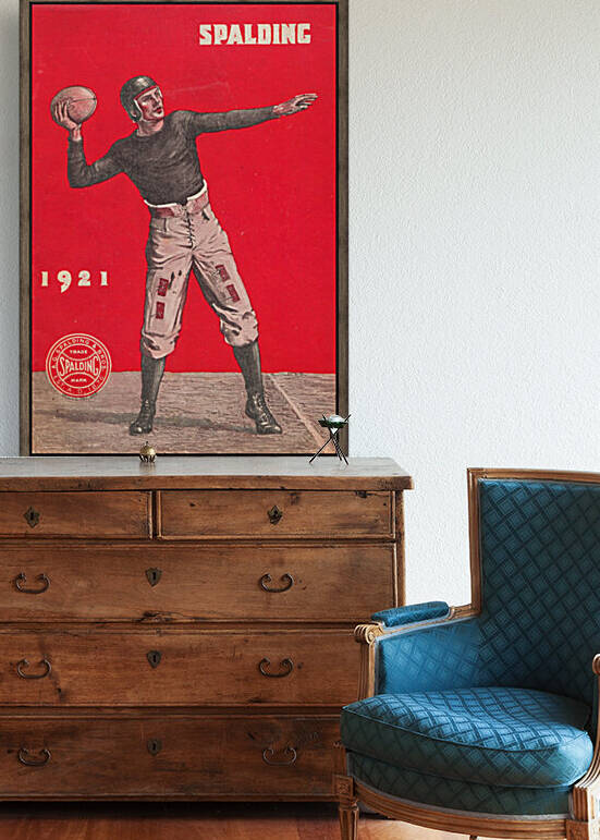 1921 Spalding Football by Row One Brand