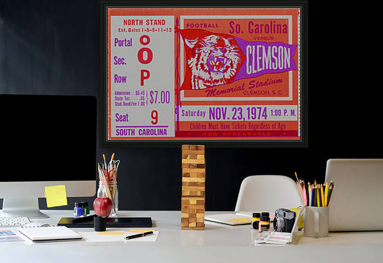 1974 Clemson Tigers Football by Row One Brand