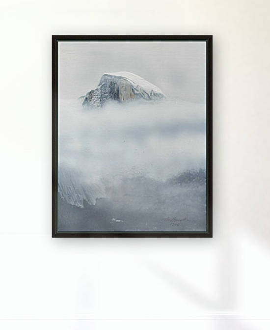 Half Dome in Winter by Lee Garrett