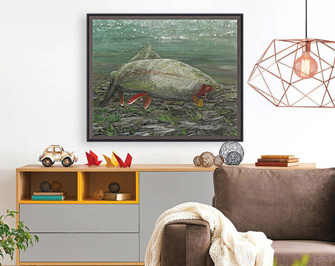 Old Rainbow Trout by Lee Garrett