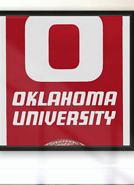 Circa 1956 Oklahoma Sooners Art by Row One Brand