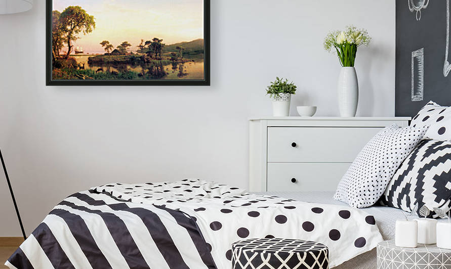 Gosnold on Cuttyhunk 1602 by Bierstadt