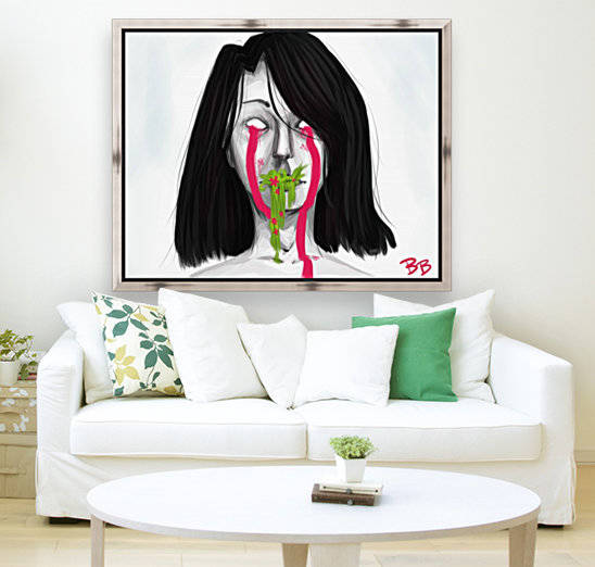 bleeding from the mouth by Benita B