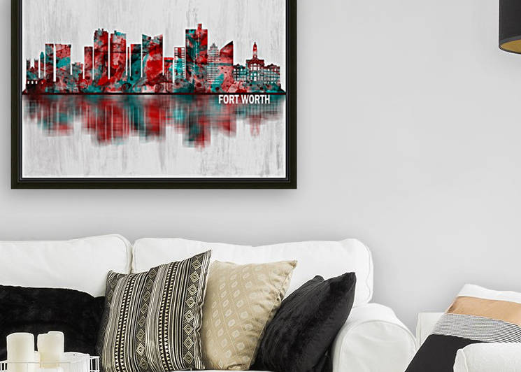 Fort Worth Texas Skyline by Towseef Dar