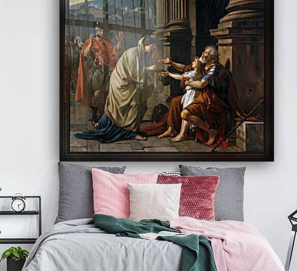 Belisarius by Jacques Louis David Old Masters Reproduction by xzendor7