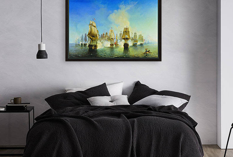 The Battle of Athos by Alexey Bogolyubov