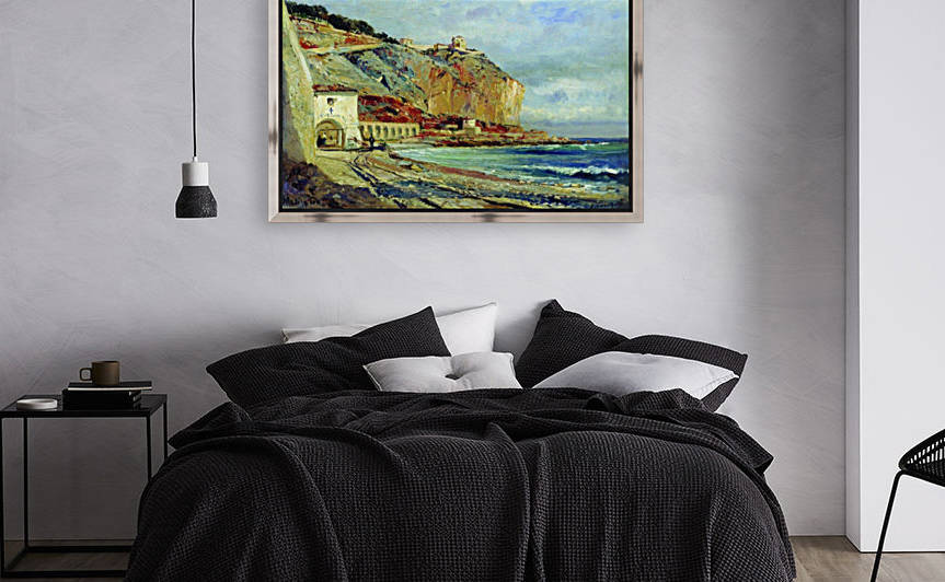 Mentonsky shore by Alexey Bogolyubov