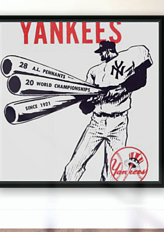 Artist Willard Mullin New York Yankees Art Poster by Row One Brand