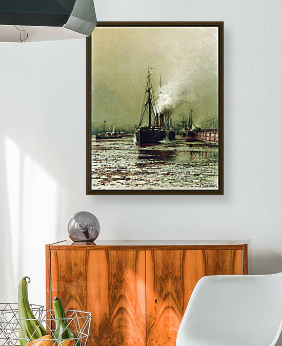 Sea canal in St Petersburg by Alexey Bogolyubov