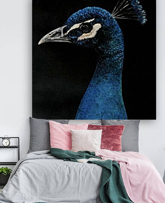 Peacock Portrait by Brinda Chellappan