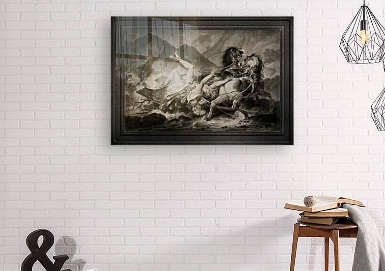 Death of Hippolytos by Carle Vernet Fine Art Illustration by xzendor7