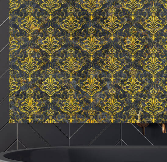 Golden pattern with marble by ARTenyo art