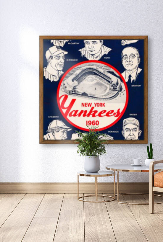 1960 New York Yankees In The Hall Of Fame Poster by Row One Brand