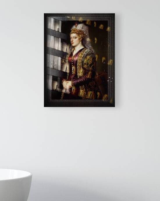 Portrait of Caterina Cornaro Dressed As St. Catherine by Tiziano Vecellio by xzendor7