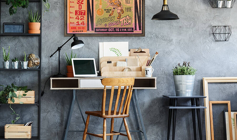 Georgia Tech Football Ticket Stubs 1965 College Football by Row One Brand