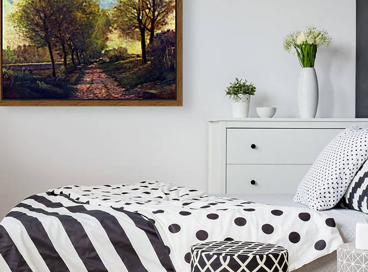 Lane near a small Town by Sisley