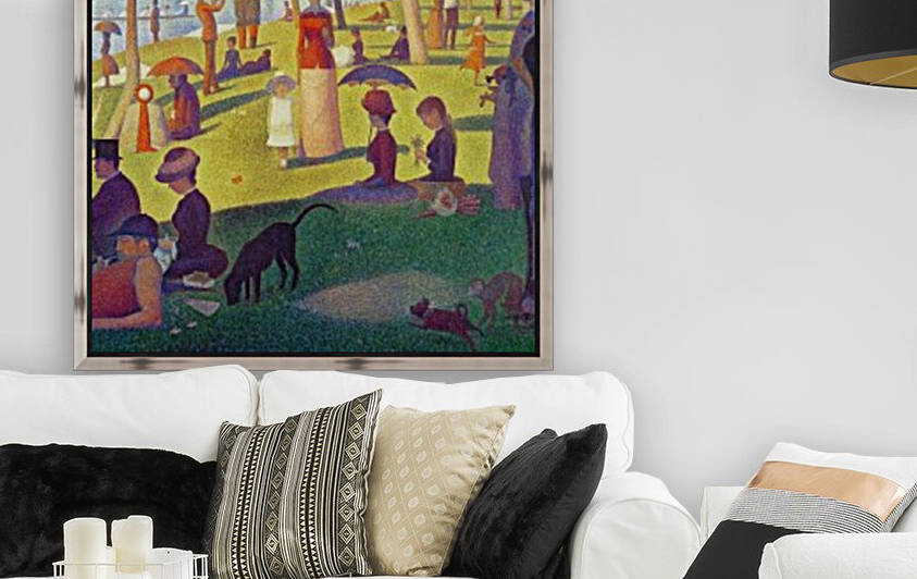 Georges Seurat: A Sunday Afternoon on the Island of La Grande Jatte HD 300ppi by Stock Photography