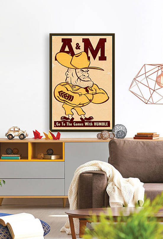 Vintage Texas A&M Ol Sarge Art  by Row One Brand