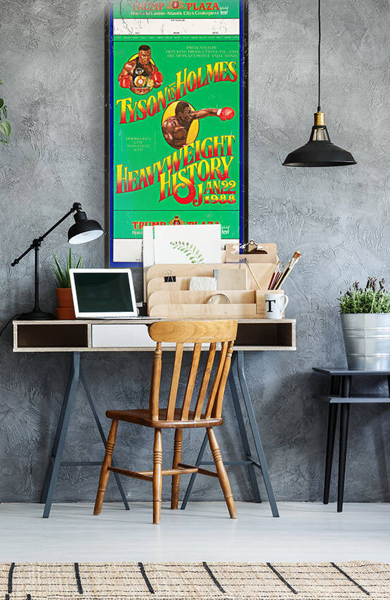 1988 Mike Tyson vs. Larry Holmes Heavyweight Boxing Ticket Trump Plaza by Row One Brand