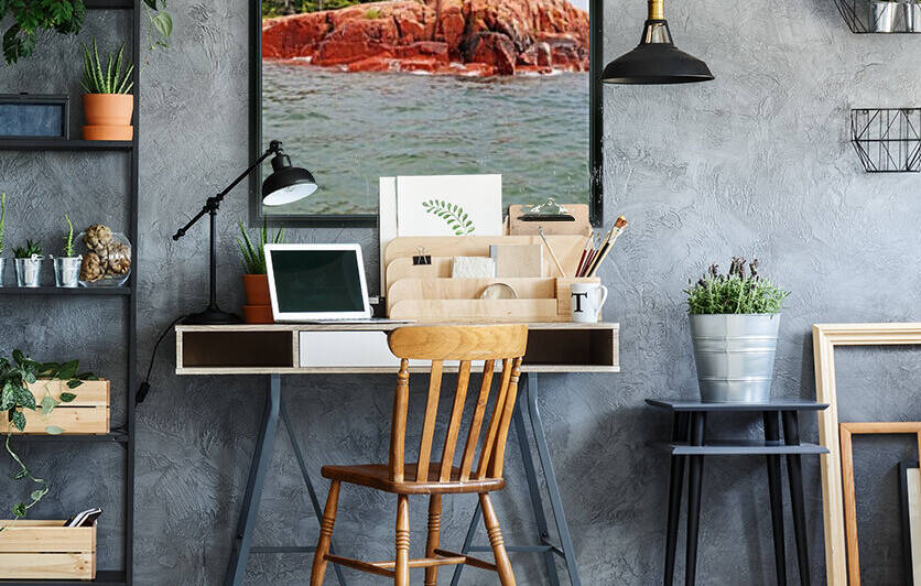 Pink Granite Of Georgian Bay II by Deb Oppermann