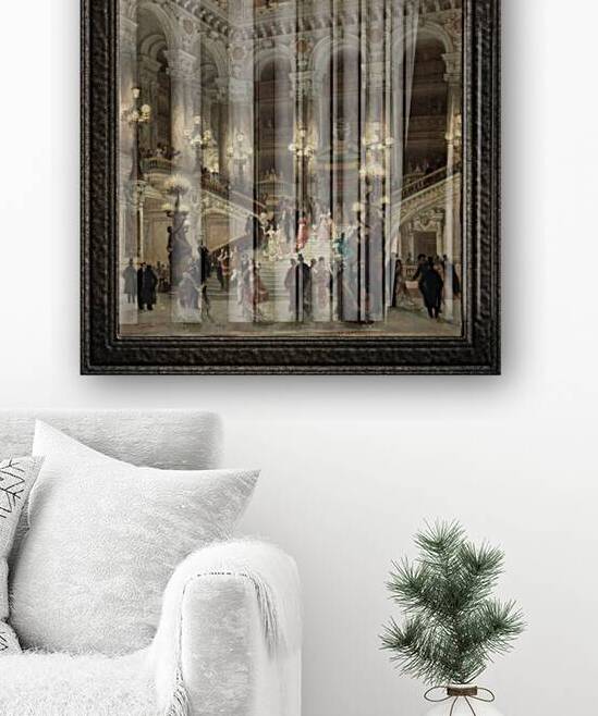 Lescalier De LOpera by Louis Beroud Old Masters Fine Art Reproduction by xzendor7