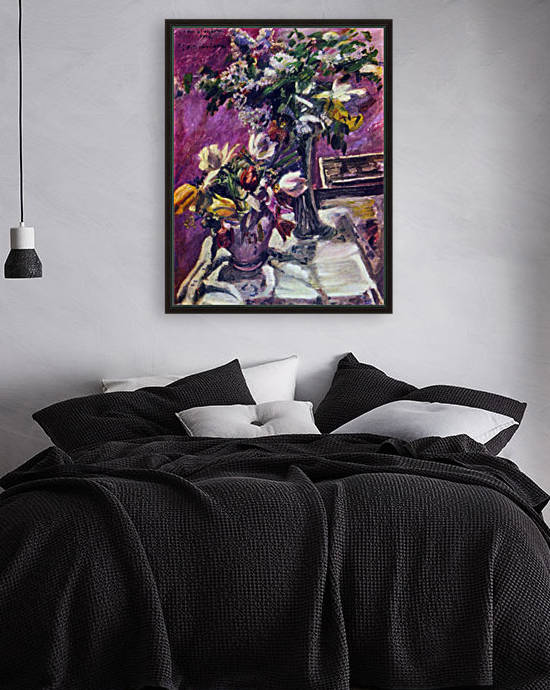 Lilac and tulips by Corinth