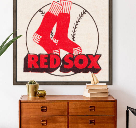Vintage Boston Red Sox Art by Row One Brand