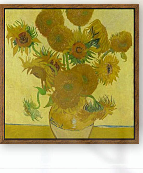 Vincent van Gogh: Sunflowers HD 300ppi by Stock Photography