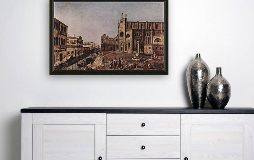 Campo santi Giovanni e Paolo, Venice by Michele Marieschi