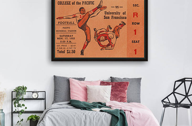 1951 college of the pacific university of san francisco stockton california by Row One Brand