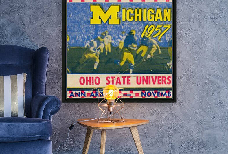 1957 Ohio State Buckeyes at Michigan Wolverines  by Row One Brand