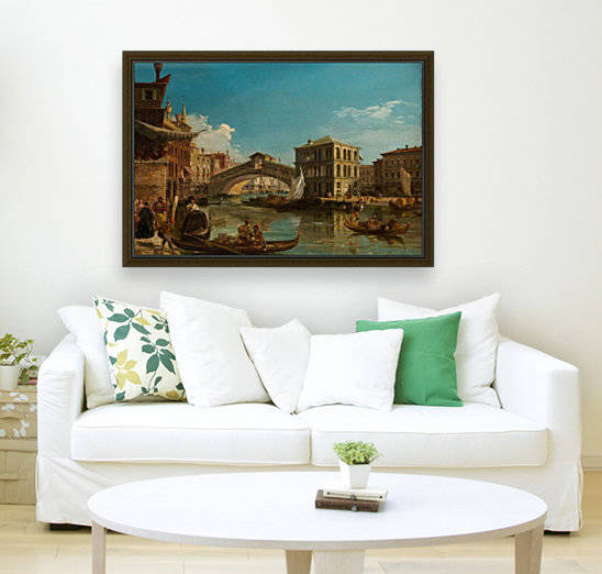 The Rialto Bridge, Venice, circa 1740 by Michele Marieschi